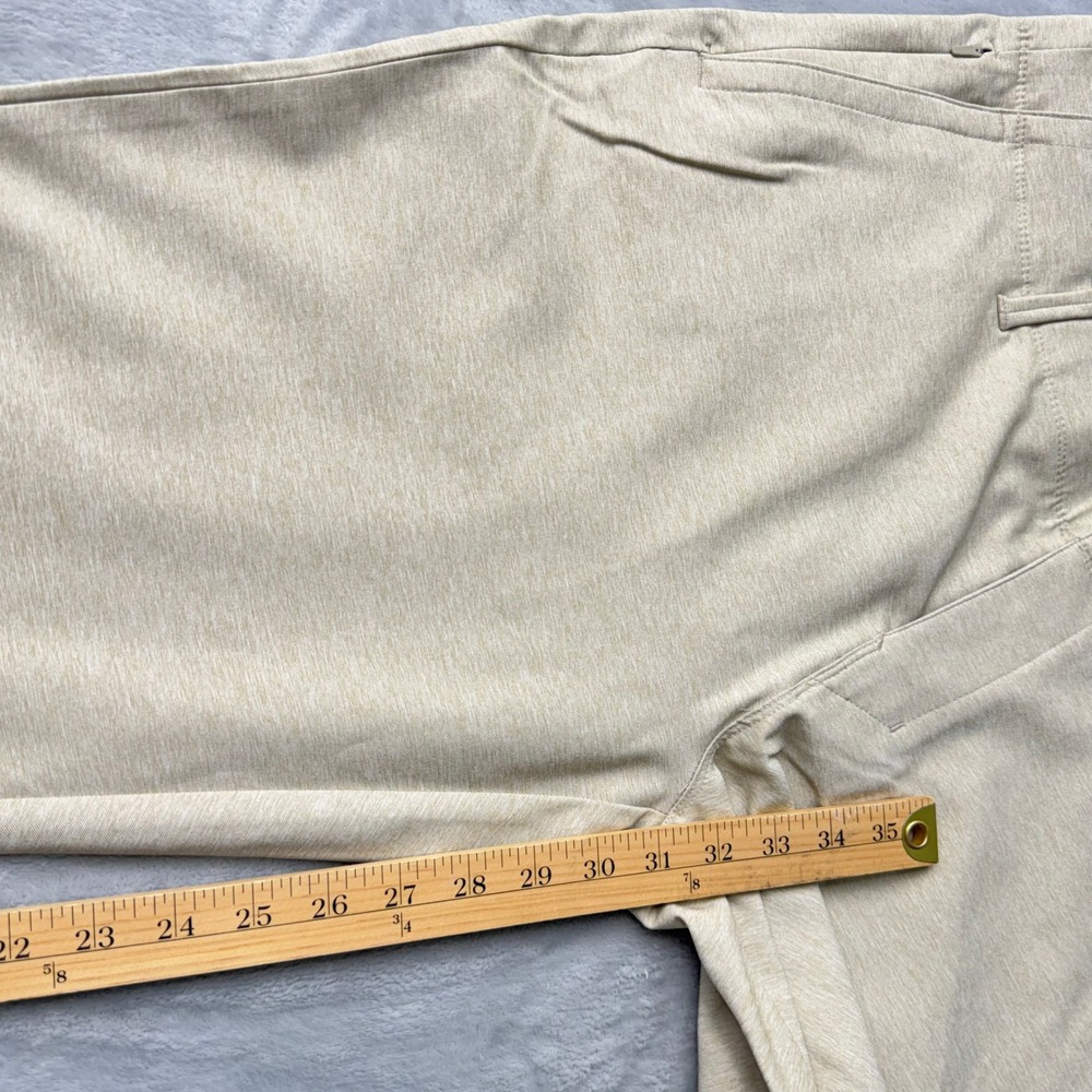 New Tommy Bahama IslandZone Pants Mens 36x32 Tan Stretch On Par Golf Chino UPF - Picture 13 of 15